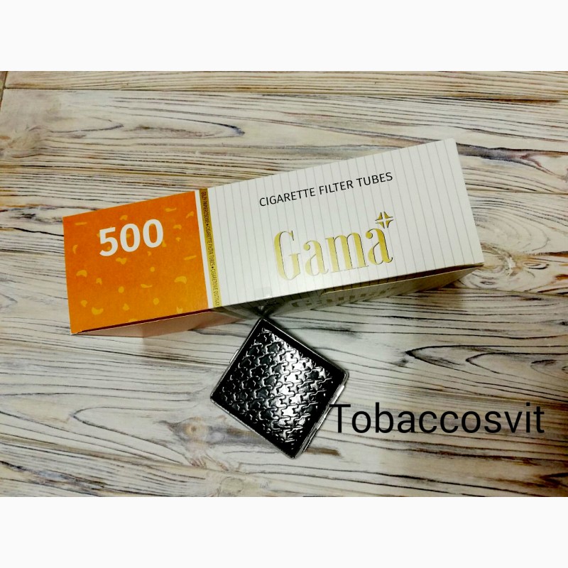 Фото 11. Гильзы для сигарет Набор GAMA 500 4 Упаковки