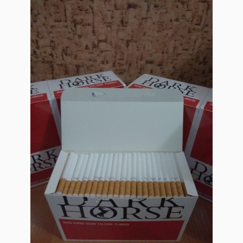Фото 2. Сигаретные гильзы Dark Horse Full Flavour - 500 шт., для табака