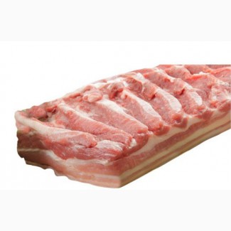 Продам грудинку свиную без ребер (подчеревину) - охлажденое мясо свинины оптом