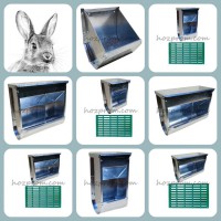 Металеві годівниці для кролів і трапики для клітин в вашому власному комплекті