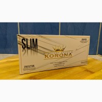 Slim! Сигаретные гильзы Korona WHITE (белые) 250шт