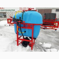 Навесной опрыскиватель 400 л для внесения пестицидов штанга 12 м (маятникова система)
