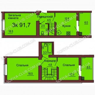 Купить 3-х комнатную квартиру от 90 м2 в ЖК София Клубный в Киеве