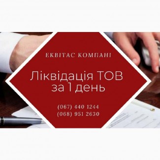 Послуги по експрес-ліквідації ТОВ в Києві