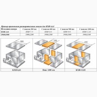 Холодильні камери промислові. Морозильні камери