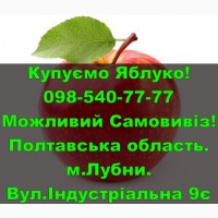 Підприємство на постійній основі закуповує яблуко дрібним та великим оптом