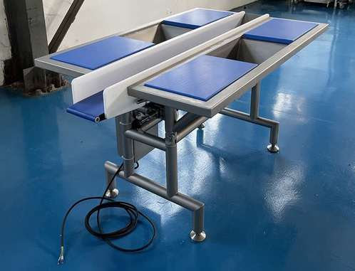 Фото 5. Інспекційний стіл з конвеєрною стрічкою STvega Inspection Table 6WP