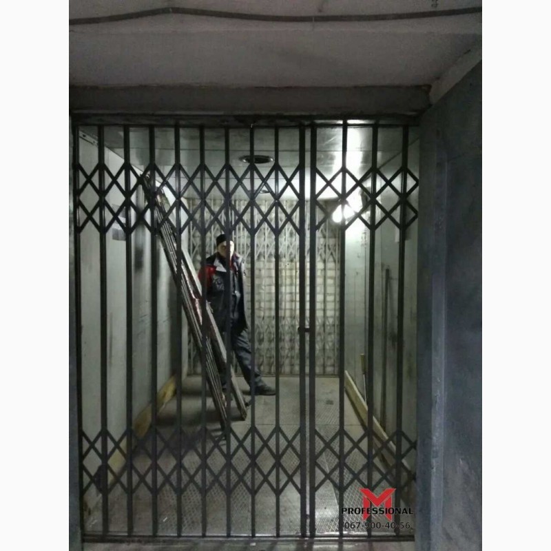 Фото 5. Двери Боствиг Prof (решетки для лифтов)