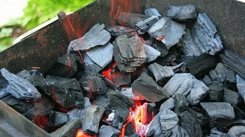 Фото 4. Деревне вугілля