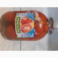 Продаємо огірки консервовані, томати консервовані від виробника на гурт