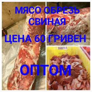 Мясо обрезь свинина замороженная