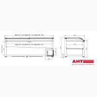 Скриня морозильна AHT MIAMI 250 довжиною 2, 5м, об#039; єм 1200 л, -18 до -23 С