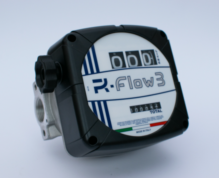 Фото 2. Механічний лічильник для дизпалива R FLOW 3C (20-120л/хв) Adam Pumps Італія