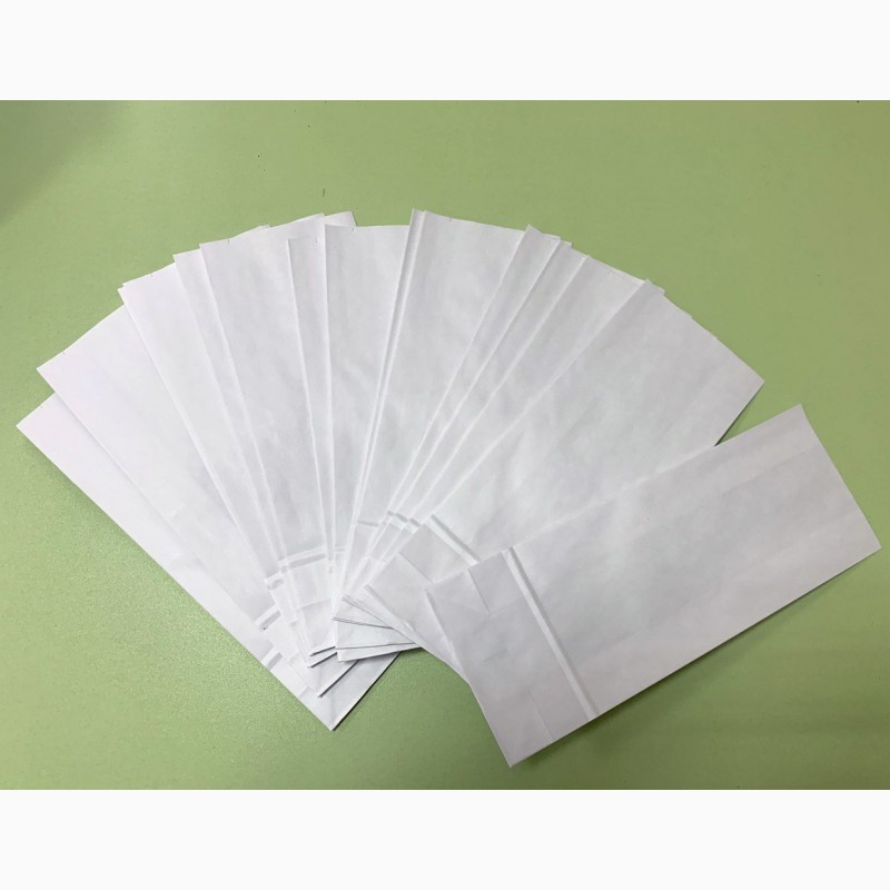 Фото 4. Белые бумажные крафт-пакеты 110х60х290мм по 90 коп./шт