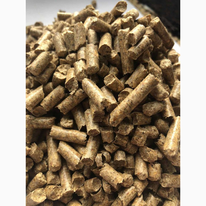 Фото 5. Деревні паливні гранули, пелети з сосни діаметром 6 мм та 8 мм